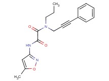 N'-(5-methylisoxazol-3-yl)-N-(3-phenylprop-2-yn-1-yl)-N-propylethanediamide