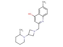 6-methyl-2-{[3-(2-methylpiperidin-1-yl)azetidin-1-yl]methyl}quinolin-4-ol