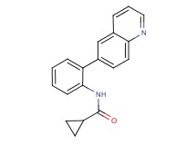N-(2-quinolin-6-ylphenyl)cyclopropanecarboxamide