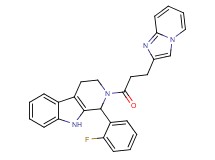 1-(2-fluorophenyl)-2-(3-imidazo[1,2-a]pyridin-2-ylpropanoyl)-2,3,4,9-tetrahydro-1H-beta-carboline