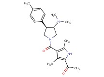 1-(4-{[(3S*,4R*)-3-(dimethylamino)-4-(4-methylphenyl)pyrrolidin-1-yl]carbonyl}-3,5-dimethyl-1H-pyrrol-2-yl)ethanone