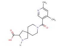 8-[(4,6-dimethyl-3-pyridinyl)carbonyl]-2,8-diazaspiro[4.5]decane-3-carboxylic acid
