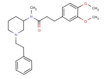3-(3,4-dimethoxyphenyl)-N-methyl-N-[1-(2-phenylethyl)-3-piperidinyl]propanamide