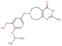 7-[3-(hydroxymethyl)-4-isopropoxybenzyl]-2-methyl-3,5,6,7,8,9-hexahydro-4H-pyrimido[4,5-d]azepin-4-one
