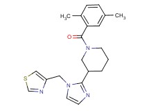 1-(2,5-dimethylbenzoyl)-3-[1-(1,3-thiazol-4-ylmethyl)-1H-imidazol-2-yl]piperidine