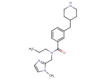 N-[(1-methyl-1H-imidazol-2-yl)methyl]-3-(4-piperidinylmethyl)-N-propylbenzamide