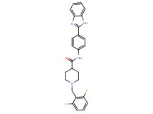 N-[4-(1H-benzimidazol-2-yl)phenyl]-1-(2,6-difluorobenzyl)-4-piperidinecarboxamide