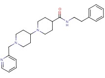 N-(2-phenylethyl)-1'-(2-pyridinylmethyl)-1,4'-bipiperidine-4-carboxamide