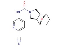 (1R*,2R*,6S*,7S*)-N-(6-cyanopyridin-3-yl)-10-oxa-4-azatricyclo[5.2.1.0~2,6~]decane-4-carboxamide