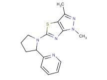 1,3-dimethyl-5-(2-pyridin-2-ylpyrrolidin-1-yl)-1H-pyrazolo[3,4-d][1,3]thiazole