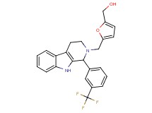 [5-({1-[3-(trifluoromethyl)phenyl]-1,3,4,9-tetrahydro-2H-beta-carbolin-2-yl}methyl)-2-furyl]methanol