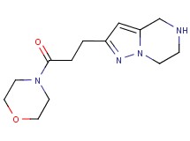 2-[3-(4-morpholinyl)-3-oxopropyl]-4,5,6,7-tetrahydropyrazolo[1,5-a]pyrazine