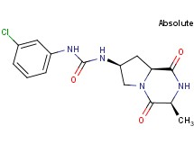 N-(3-chlorophenyl)-N'-[(3S,7S,8aS)-3-methyl-1,4-dioxooctahydropyrrolo[1,2-a]pyrazin-7-yl]urea