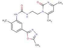 N-[2-(4,6-dimethyl-2-oxopyrimidin-1(2H)-yl)ethyl]-N'-[2-methyl-5-(5-methyl-1,3,4-oxadiazol-2-yl)phenyl]urea