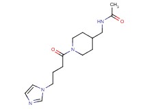 N-({1-[4-(1H-imidazol-1-yl)butanoyl]-4-piperidinyl}methyl)acetamide