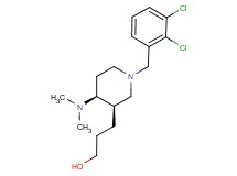 3-[(3R*,4S*)-1-(2,3-dichlorobenzyl)-4-(dimethylamino)piperidin-3-yl]propan-1-ol