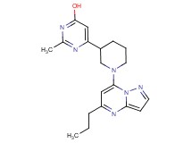 2-methyl-6-[1-(5-propylpyrazolo[1,5-a]pyrimidin-7-yl)piperidin-3-yl]pyrimidin-4-ol
