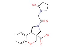 (3aR*,9bR*)-2-[(2-oxopyrrolidin-1-yl)acetyl]-1,2,3,9b-tetrahydrochromeno[3,4-c]pyrrole-3a(4H)-carboxylic acid