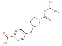 4-{[1-(isopropoxycarbonyl)pyrrolidin-3-yl]methyl}benzoic acid