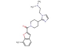N,N-dimethyl-2-(2-{1-[(7-methyl-1-benzofuran-2-yl)carbonyl]piperidin-4-yl}-1H-imidazol-1-yl)ethanamine