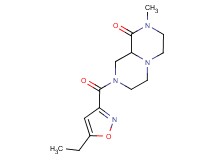 8-[(5-ethylisoxazol-3-yl)carbonyl]-2-methylhexahydro-2H-pyrazino[1,2-a]pyrazin-1(6H)-one