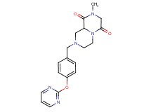 2-methyl-8-[4-(pyrimidin-2-yloxy)benzyl]tetrahydro-2H-pyrazino[1,2-a]pyrazine-1,4(3H,6H)-dione