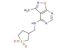 N-[(1,1-dioxidotetrahydro-3-thienyl)methyl]-3-methylisoxazolo[5,4-d]pyrimidin-4-amine