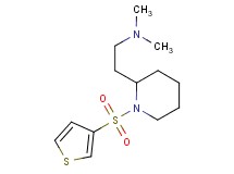N,N-dimethyl-2-[1-(3-thienylsulfonyl)-2-piperidinyl]ethanamine