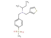 N-[4-(methylsulfonyl)benzyl]-N-(3-thienylmethyl)butan-2-amine