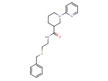 N-[2-(benzylthio)ethyl]-1-pyridin-2-ylpiperidine-3-carboxamide