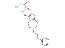 2-methyl-N-{[7-(3-phenylpropyl)-6,7,8,9-tetrahydro-5H-[1,2,4]triazolo[4,3-d][1,4]diazepin-3-yl]methyl}butanamide