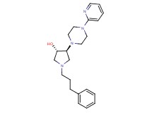 (3S*,4S*)-1-(3-phenylpropyl)-4-[4-(2-pyridinyl)-1-piperazinyl]-3-pyrrolidinol