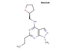 1-methyl-6-propyl-N-[(2S)-tetrahydro-2-furanylmethyl]-1H-pyrazolo[3,4-d]pyrimidin-4-amine