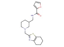 N-{[1-(4,5,6,7-tetrahydro-1,3-benzothiazol-2-ylmethyl)-3-piperidinyl]methyl}-2-furamide
