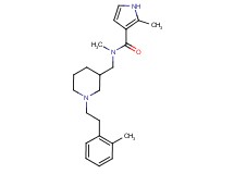 N,2-dimethyl-N-({1-[2-(2-methylphenyl)ethyl]piperidin-3-yl}methyl)-1H-pyrrole-3-carboxamide