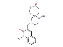1-methyl-4-[(1-methyl-2-oxo-1,2-dihydroquinolin-3-yl)methyl]-1,4,9-triazaspiro[5.6]dodecan-10-one