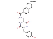 (3R,9aR)-3-(4-hydroxybenzyl)-8-(2-naphthoyl)tetrahydro-2H-pyrazino[1,2-a]pyrazine-1,4(3H,6H)-dione