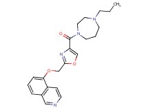 5-({4-[(4-propyl-1,4-diazepan-1-yl)carbonyl]-1,3-oxazol-2-yl}methoxy)isoquinoline
