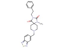 8-(2,1,3-benzothiadiazol-5-ylmethyl)-1-methyl-3-(2-phenylethyl)-1,3,8-triazaspiro[4.5]decane-2,4-dione