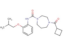 4-(cyclobutylcarbonyl)-N-(2-isobutoxyphenyl)-1,4-diazepane-1-carboxamide