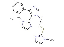 1-ethyl-3'-{2-[(1-methyl-1H-imidazol-2-yl)thio]ethyl}-5'-phenyl-1H,3'H-2,4'-biimidazole
