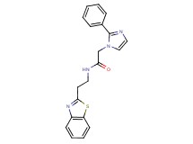 N-[2-(1,3-benzothiazol-2-yl)ethyl]-2-(2-phenyl-1H-imidazol-1-yl)acetamide