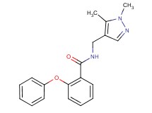 N-[(1,5-dimethyl-1H-pyrazol-4-yl)methyl]-2-phenoxybenzamide
