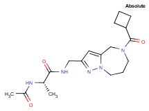 N~2~-acetyl-N~1~-{[5-(cyclobutylcarbonyl)-5,6,7,8-tetrahydro-4H-pyrazolo[1,5-a][1,4]diazepin-2-yl]methyl}-L-alaninamide