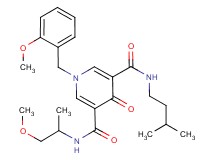1-(2-methoxybenzyl)-N-(2-methoxy-1-methylethyl)-N'-(3-methylbutyl)-4-oxo-1,4-dihydro-3,5-pyridinedicarboxamide