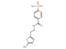 4-(aminosulfonyl)-N-[2-(5-methyl-2-furyl)ethyl]benzamide