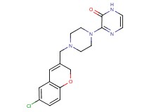 3-{4-[(6-chloro-2H-chromen-3-yl)methyl]piperazin-1-yl}pyrazin-2(1H)-one