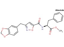 methyl N-{[3-(1,3-benzodioxol-5-ylmethyl)-5-isoxazolyl]carbonyl}-L-phenylalaninate