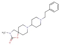3-methyl-8-[1-(2-phenylethyl)piperidin-4-yl]-1-oxa-3,8-diazaspiro[4.5]decan-2-one