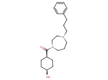 cis-4-{[4-(3-phenylpropyl)-1,4-diazepan-1-yl]carbonyl}cyclohexanol
